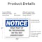 Signmission What Part Of No Trespassing Do You Not Understand OSHA Notice Sign, Plastic, 10in W x 7in L, 2PK OS-2PACK-NS-P-710-L-19040 - alternate 5
